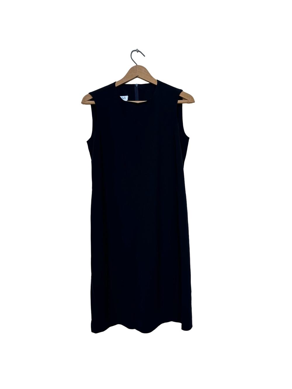 Max Mara Classic Black Sleeveless Dress - Size 10 - Made in Italy